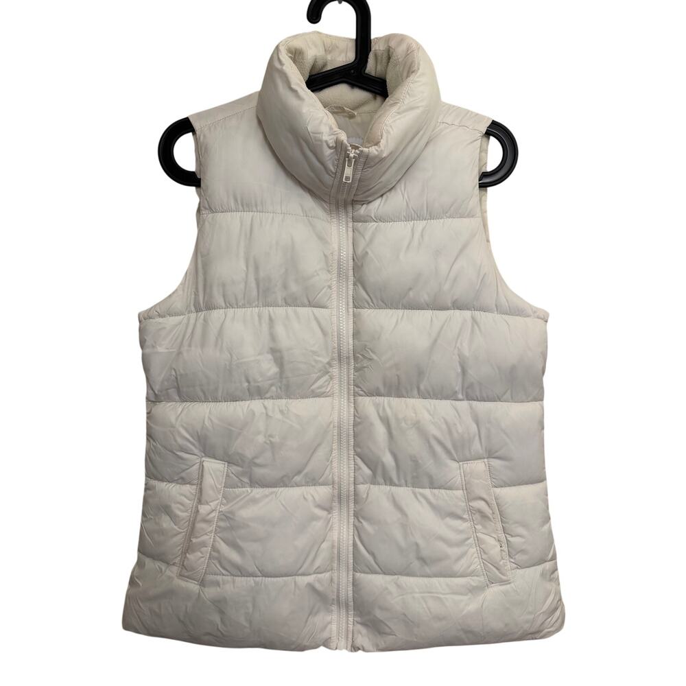 Old Navy Creme De La Creme Puffer Vest Womens Size M